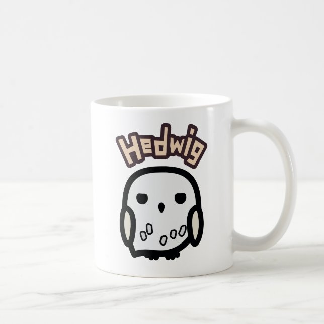 Hedwig Cartoon Character Art Coffee Mug (Right)