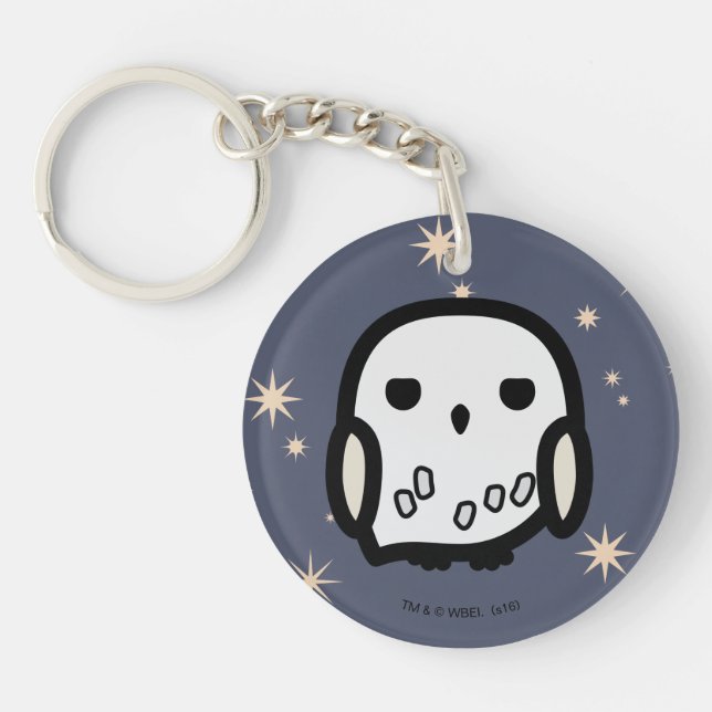 Hedwig Cartoon Character Art Keychain (Front)