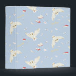 Hedwig Owl Post Letters and Books Pattern Binder<br><div class="desc">Add a touch of magical charm to your everyday essentials with this whimsical Hedwig pattern design. Featuring graceful Hedwigs soaring across a soft sky-blue background, this enchanting all-over print is accented with floating letters, open spellbooks, feathers, and tiny sparkling stars. The light, airy color palette and playful illustrations create a...</div>