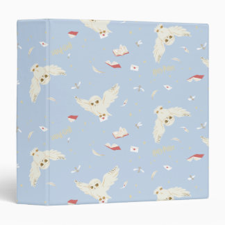 Hedwig Owl Post Letters and Books Pattern Binder