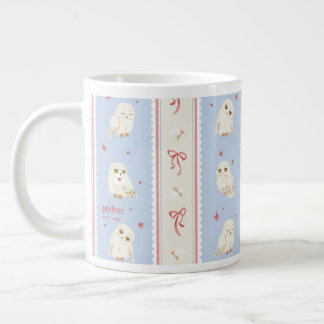 Hedwig Owl Post Stripe Pattern Large Coffee Mug