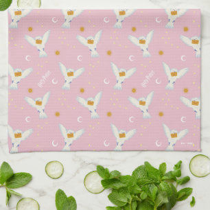 Hedwig Pink Solstice Pattern Kitchen Towel