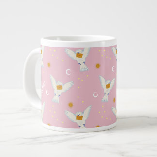 Hedwig Pink Solstice Pattern Large Coffee Mug