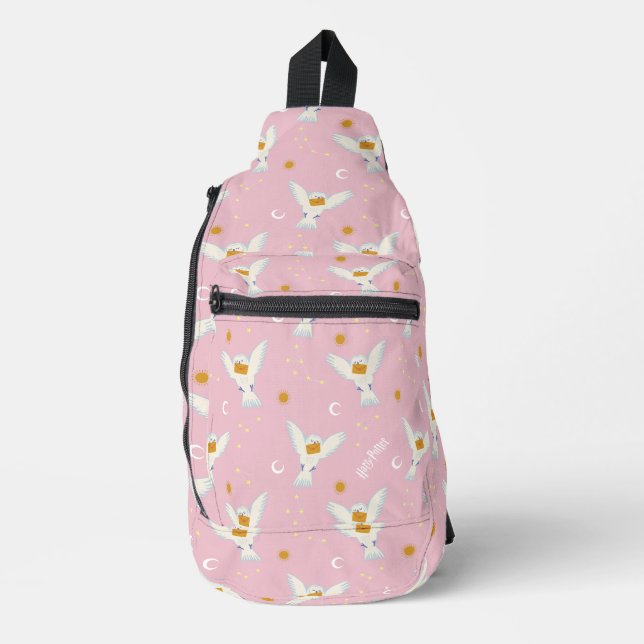 Hedwig Pink Solstice Pattern Sling Bag (Front)
