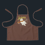 Hedwig Whimsical Forest Drawing Apron<br><div class="desc">Show your house spirit in the coziest way with this charming Hedwig™ design. Featuring the beloved snowy owl bundled up in a warm Gryffindor house-colored scarf, this playful illustration captures the magic and loyalty of Harry Potter’s trusted companion. Set against a whimsical woodland backdrop with subtle sparkling accents, the hand-drawn...</div>