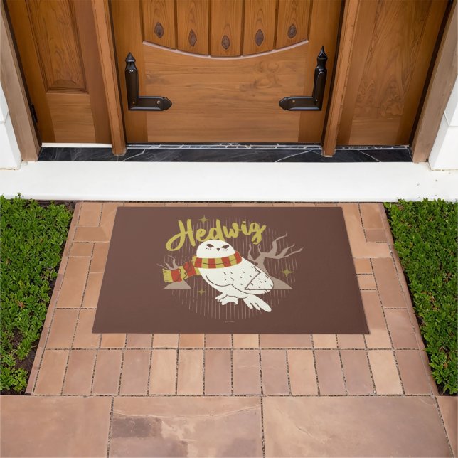 Hedwig Whimsical Forest Drawing Doormat (Outdoor)