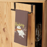 Hedwig Whimsical Forest Drawing Kitchen Towel<br><div class="desc">Show your house spirit in the coziest way with this charming Hedwig™ design. Featuring the beloved snowy owl bundled up in a warm Gryffindor house-colored scarf, this playful illustration captures the magic and loyalty of Harry Potter’s trusted companion. Set against a whimsical woodland backdrop with subtle sparkling accents, the hand-drawn...</div>