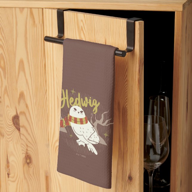 Hedwig Whimsical Forest Drawing Kitchen Towel (Thirds Fold)