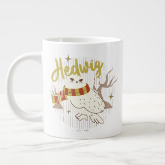 Hedwig Whimsical Forest Drawing Large Coffee Mug