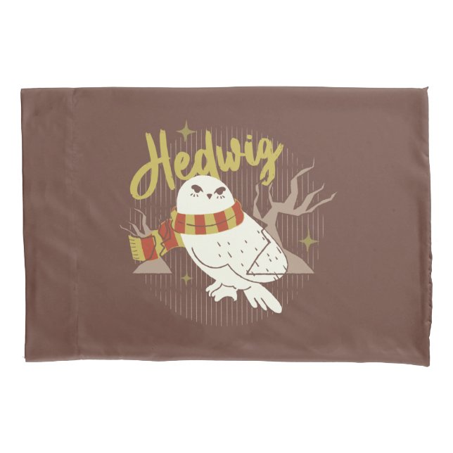 Hedwig Whimsical Forest Drawing Pillowcase (Front)