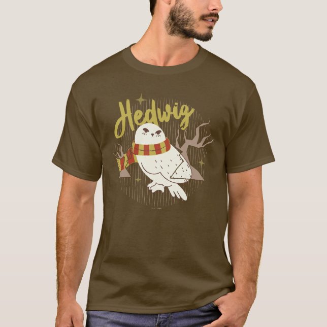 Hedwig Whimsical Forest Drawing T-Shirt (Front)