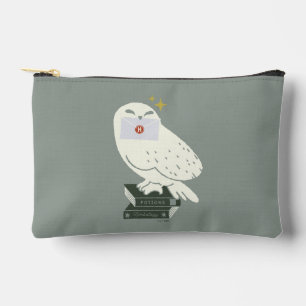 Hedwig With Letter Whimsical Drawing Accessory Pouch