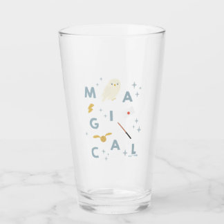 Hedwigh "Magical" Typography Graphic Glass