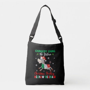 HEEHAW The Christmas Donkey   Donkey Lovers Gifts Crossbody Bag