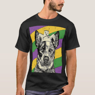Heeler Jester  Mardi Gras Dog Mom or Dad T-Shirt