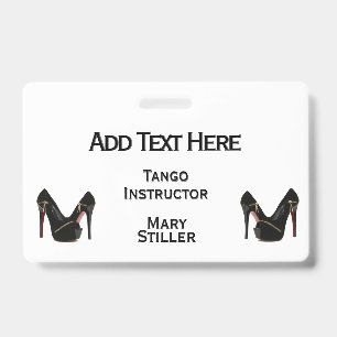 Heels Double Sided Badge