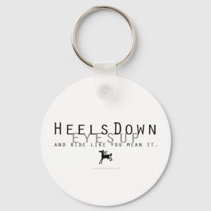 Heels Down Keychain