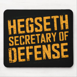 Hegseth Secretary Of Defence Trump Inauguration Da Mouse Pad