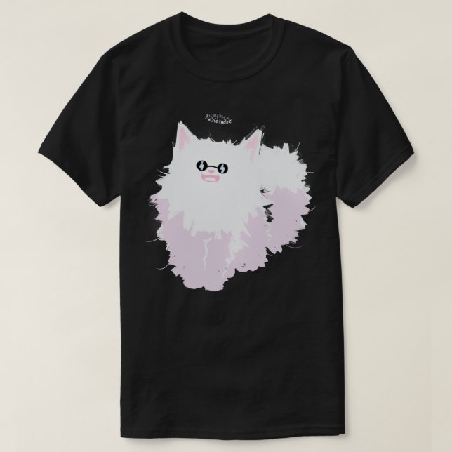 Hehe Gojo Cat T-Shirt (Design Front)