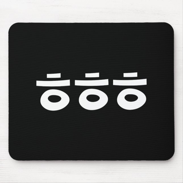 HEHEHE ㅎㅎㅎ Korean Slang Mouse Pad (Front)