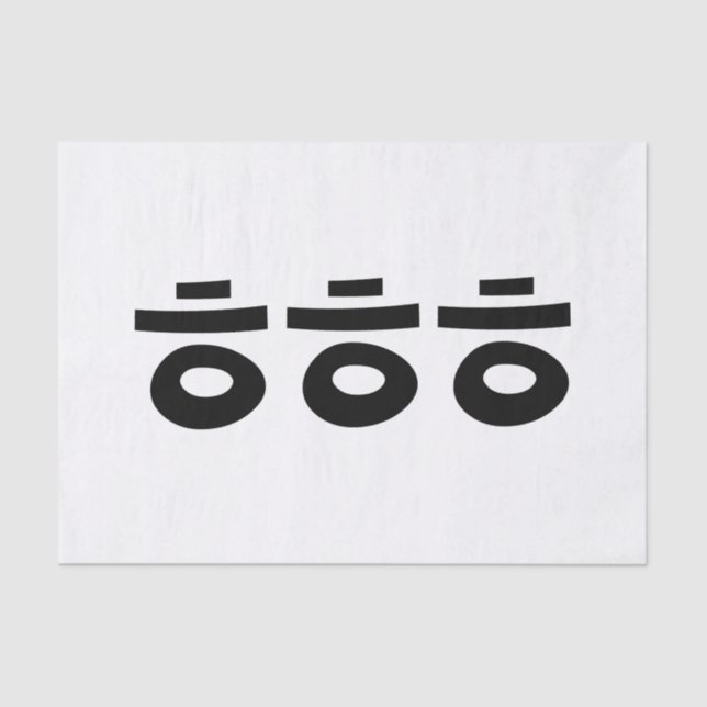 HEHEHE ㅎㅎㅎ Korean Slang Tissue Paper (Front)