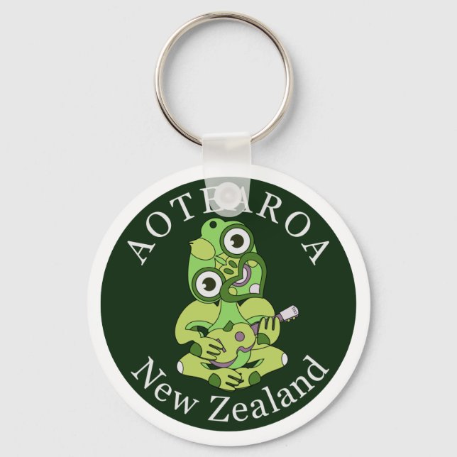 Hei Tiki New Zealand KEY RING (Front)