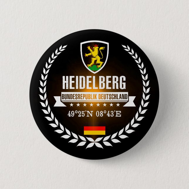 Heidelberg 2 Inch Round Button (Front)