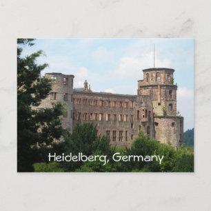 Heidelberg Allemagne château personnalisable carte
