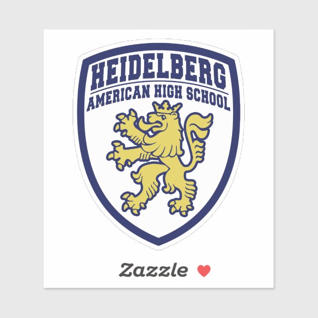 Heidelberg American High School Shield (Sheet)