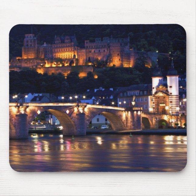 Heidelberg at Night Mousepad (Front)