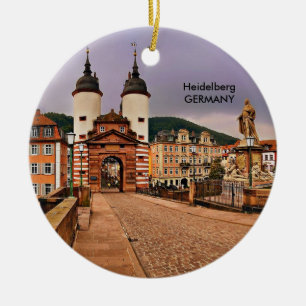 HEIDELBERG, BRIDGEGATE CERAMIC ORNAMENT