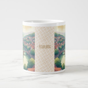 Heidelberg,Germany, Heidelberg a City of Beauty Large Coffee Mug