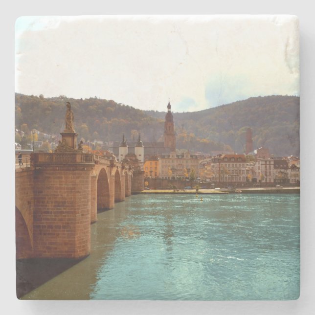 Heidelberg, Germany Stone Coaster (Front)