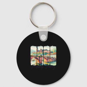 Heidelberg Germany Traveling Trip Meet Me In Heide Keychain