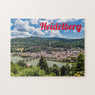 Heidelberg Neckar Panorama Germany Jigsaw Puzzle