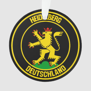Heidelberg Round Emblem Ornament