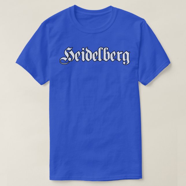 Heidelberg written with gothic font T-Shirt (Design Front)
