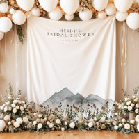 HEIDI Boho Mountain Wildflower Bridal Shower