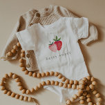 HEIDI Cute Strawberry Berry Sweet Newborn Girl Baby Bodysuit<br><div class="desc">This cute strawberry berry sweet newborn girl baby bodysuit from the Heidi Collection is perfect for a spring or summer baby shower and for baby announcement photos. The unique boho design features cute picnic strawberries in red,  pink and white.</div>