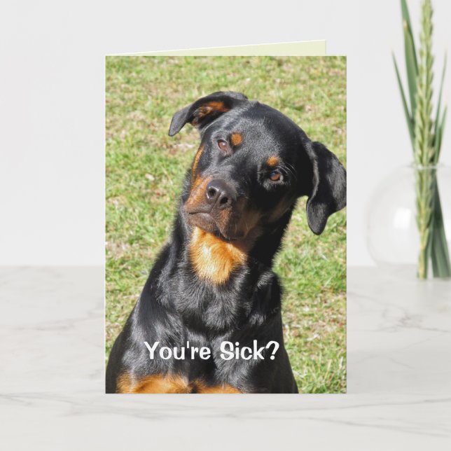 Heidi Vous êtes malade Carte de voeux (Devant)