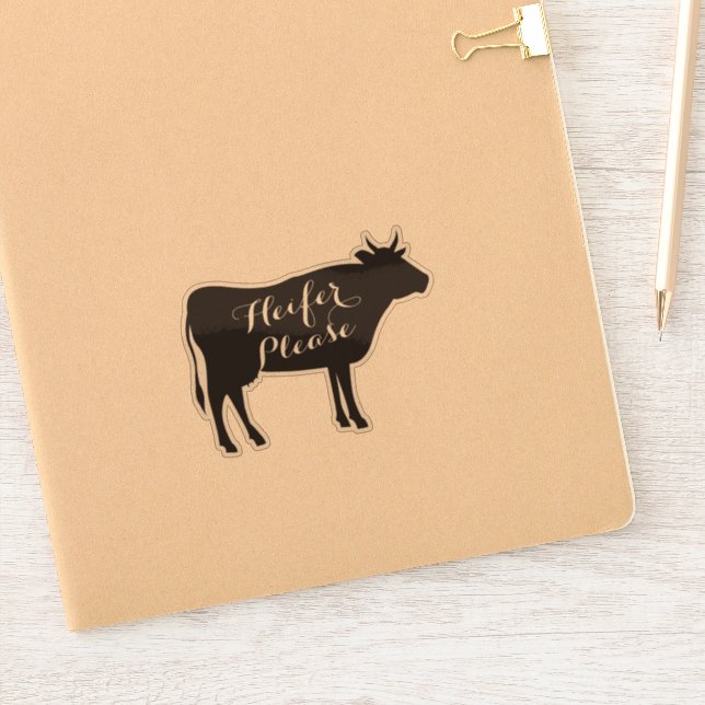 Heifer Please Decal (Notebook)