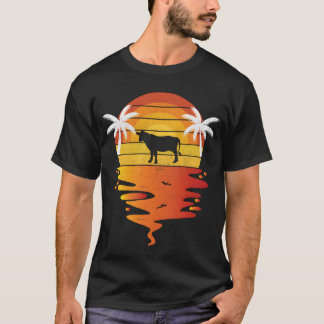 Heifer shirt 70s vintage retro sunset Cows friends