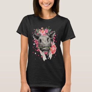 Heifer Valentines Day Western Highland Cow  1 T-Shirt