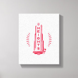 Heights Theatre Marquee Canvas Print