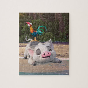 Heihei and Pua Playtime Jigsaw Puzzle