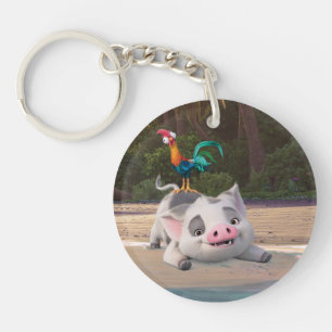 Heihei and Pua Playtime Keychain