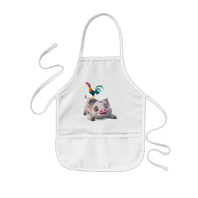Heihei and Pua Playtime Kids Apron (Front)
