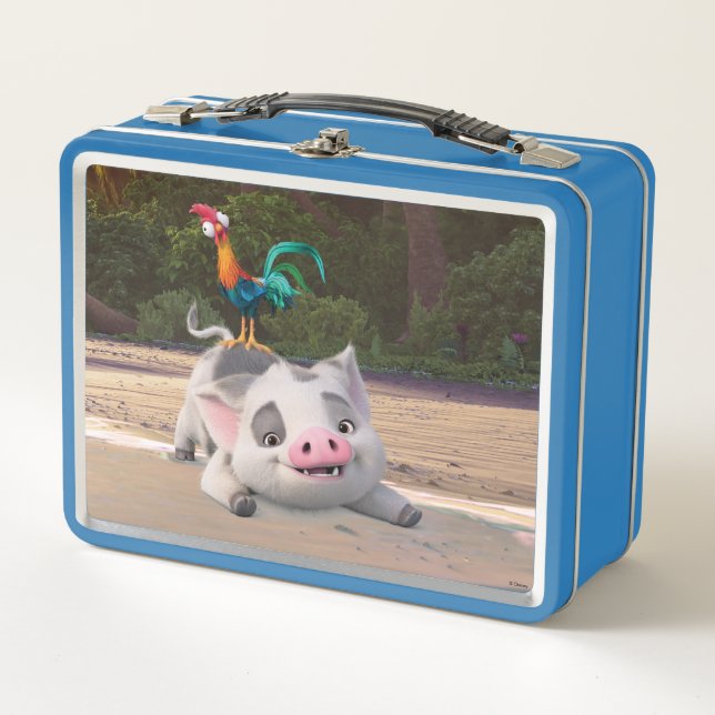Heihei and Pua Playtime Metal Lunch Box (Front)