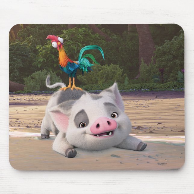 Heihei and Pua Playtime Mouse Pad (Front)