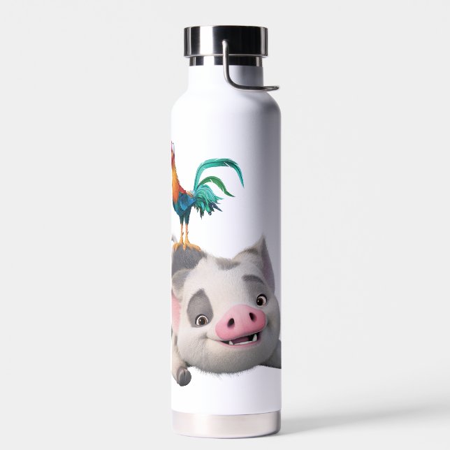 Heihei and Pua Playtime Water Bottle (Left)